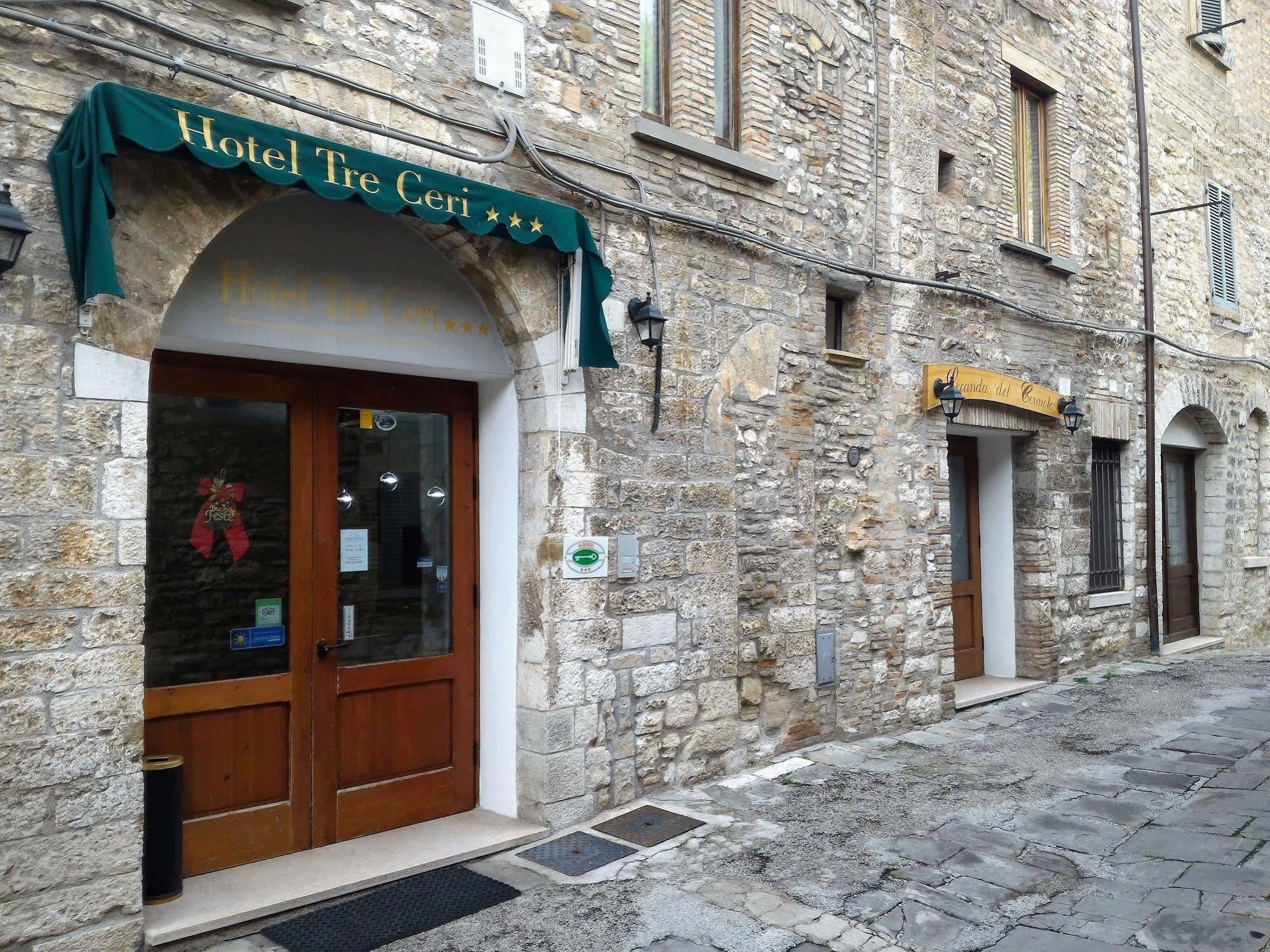 Hotel Tre Ceri Gubbio Extérieur photo